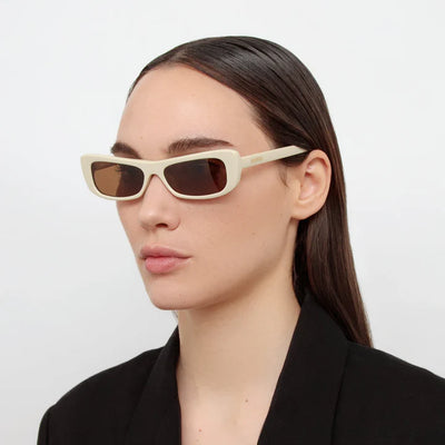 Capri Rectangular Sunglasses by Jacquemus